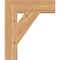 Ekena Millwork Traditional Block Smooth Bracket, Western Red Cedar, 5 1/2"W x 22"D x 26"H BKT06X22X26TRA05SWR - alternate 2